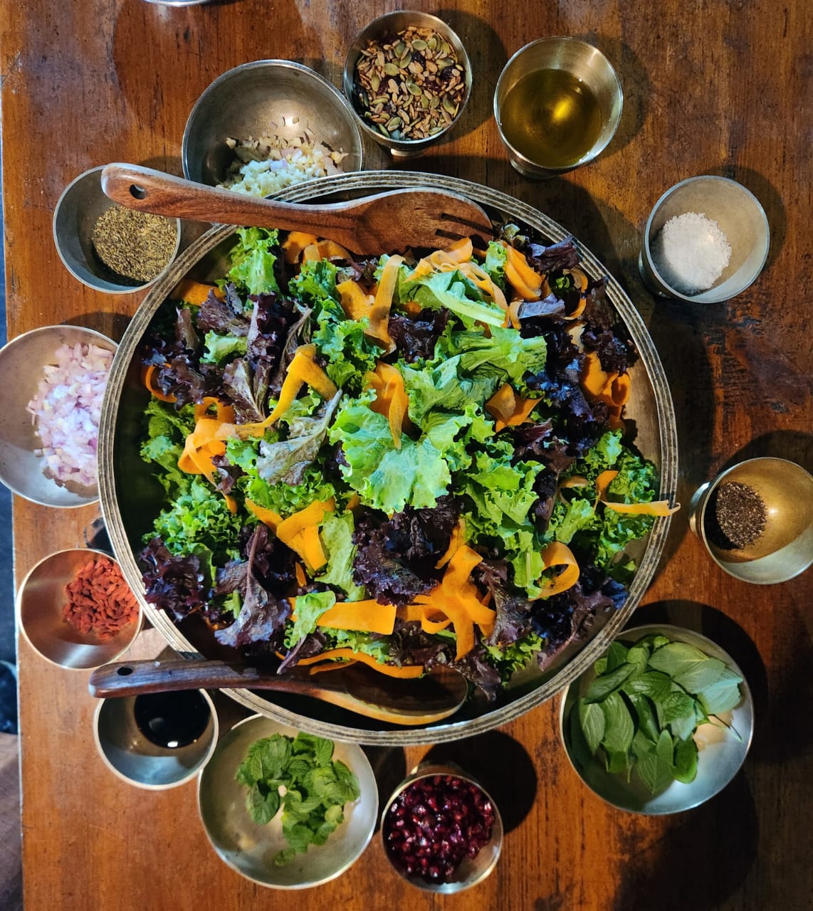 Salad details by Chef Mingma