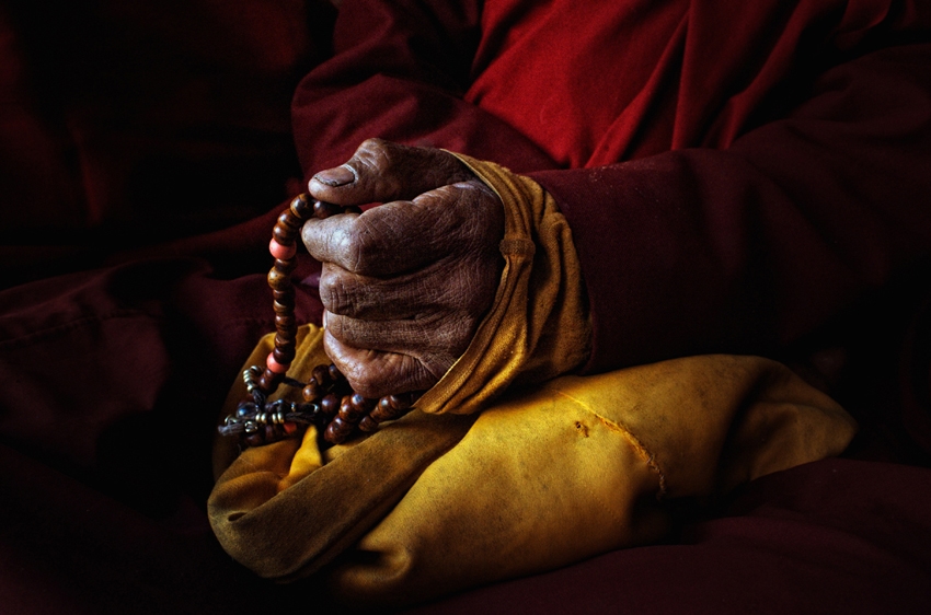 Buddhist prayer beads or "Japa mala" are a traditional tool used to count time while meditating using mantras. They are similar to other forms of prayer beads used in various world religions and to Christianity's Rosary.A Japa mala is a set of beads commonly used by Hindus and Buddhists, usually made from 108 beads, though other numbers, usually divisible by 9, are also used. Malas are used for keeping count while reciting, chanting, or mentally repeating a mantra or the name or names of a deity. This practice is known in Sanskrit as japa. Malas are typically made with 19, 21, 27, 54 or 108 beads.